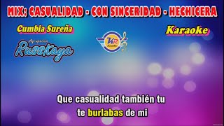 Mix D Casualidad  Con Sinceridad  Hechicera  Russkaya  KARAOKE [upl. by Dickenson589]