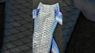 Absolutely Stunning The Moment I Was Dazzled by the BlueWhite Silicone Mermaid Tail 🤩mermaid [upl. by Sanoy667]