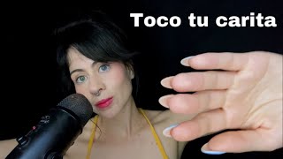 Asmr Tocando tu Carita  Asmr afirmaciones positivas [upl. by Eelyr]