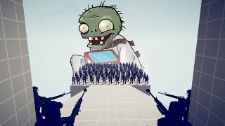 100x PVZ Zombie vs SWAT TOWER  Totally Accurate Battle Simulator TABS [upl. by Enyaw450]