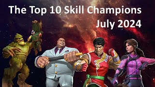 The Top 10 Skill Champions in Marvel Contest of Champions  July 2024 [upl. by Alyt544]