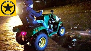 JOHN DEERE TRACTOR for CHILDREN 1st TEST DRIVE gasoline Tractor [upl. by Kaylyn]