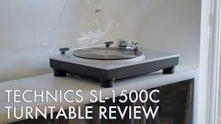 SL1200 Record Player FOR LESS TECHNICS SL1500C Turntable Review [upl. by Assirrac541]