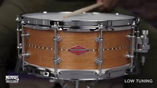 Craviotto 14x55 Private Reserve Mahogany Snare Drum  Natural Oil CRCUS1455PRMH [upl. by Olegnaid]