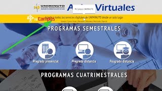 Descargar Recibo de Matricula Vía Web en Uniminuto Pago A contado [upl. by Eelatan]