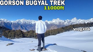 Socha nahin tha trek per Aisa HAL hoga AULI GORSON BUGYAL TREK  AULI UTTARAKHAND [upl. by Norrahc]