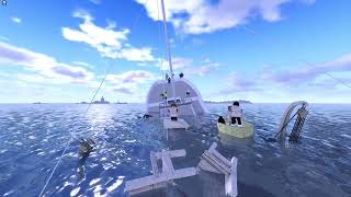 Roblox  Sinking of Greyrock Freecam 5 QHD 60fps [upl. by Lehsreh]