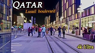 Lusail city Qatar 2023  Doha  4K UltraHD [upl. by Lerrud606]