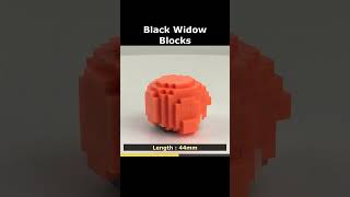 Black Widow K145 Mini Blocks Preview lego brick miniblock nanoblock [upl. by Roselia]