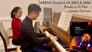 Étude in D Flat by Louise Farrenc ABRSM Grade 8 B2 2023 amp 2024  piano cover by Fluffy the Owl [upl. by Akimad168]