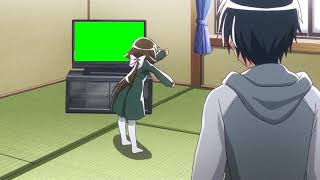 Mashirotan Dancing Greenscreen Template Mikakunin de Shinkoukei [upl. by Nanyk148]