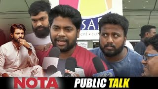 NOTA Telugu MOVIE Real Public Talk  Imax Review  Vijay Devarakonda  Filmylooks [upl. by Gnem]