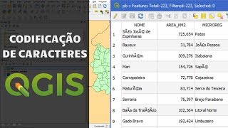 Como corrigir Problemas de Codificação de Tabelas no QGIS  Tutorial [upl. by Kellina221]