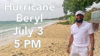 Negril Jamaica  Real Time Hurricane Beryl Updates [upl. by Bidget578]