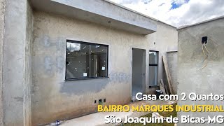 Casa com 2 Quartos no bairro Marques industrial em São Joaquim de Bicas [upl. by Joshuah]