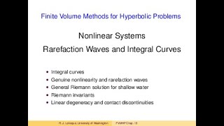 FVMHP18 Rarefaction waves and integral curves [upl. by Jerad]