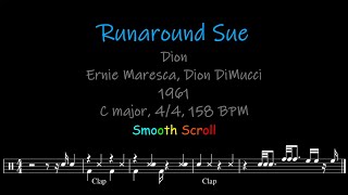 Runaround Sue Chords Lyrics and Timing [upl. by Primavera341]