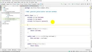 Android Studio  Sinh code gettersetterconstructor [upl. by Elwina198]