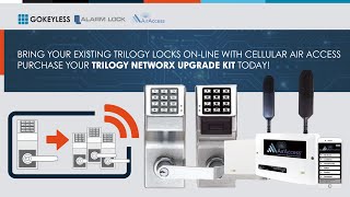 Installation of Alarm Lock Networx Upgrade Kit on Existing Trilogy Lock [upl. by Eidur109]