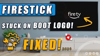 Firestick Stuck On Fire TV Logo  FIXED Finally [upl. by Arrad]