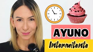 AYUNO INTERMITENTE 168 o 186 ⏰HORARIOS  menos 10 kilos y SIN DIETA [upl. by Ahsined]