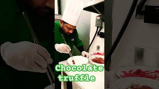 Chocolate truffle 🍫☕🍓 chefHASANKA viralvideo easyrecipes dubai trending chefhasanka shorts [upl. by Alenairam]