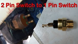 How to Install a Radiator Thermo Fan Switch On A Motorcycle  Double Pin To Single Pin [upl. by Jemina]