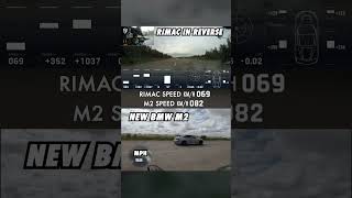 Rimac in reverse vs new BMW M2 200 kmh RACE [upl. by Rumit822]