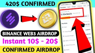 Claim 420 Unlimited  Solv Token  Binance Web3 Wallet confirmed Airdrop cryptowithhilari [upl. by Anyehs]