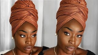 Easy Turban  Headwrap Tutorial [upl. by Vola]