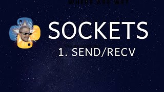 Sockets Tutorial with Python 3 part 1  sending and receiving data [upl. by Klockau119]