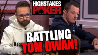 BATTLING TOM DWAN  HIGH STAKES POKER TAKES with Daniel Negreanu 09 [upl. by Ahseim]