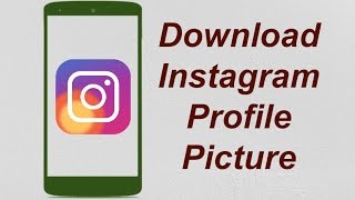 How to Save Instagram Profile Picture [upl. by Ailhad]