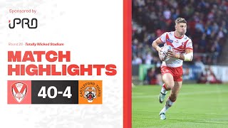 Highlights Saints vs Castleford  Round 26 [upl. by Odyssey]