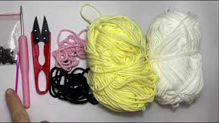 Hương Knitting Como fazer crochê de cabra parte 1 [upl. by Mika770]