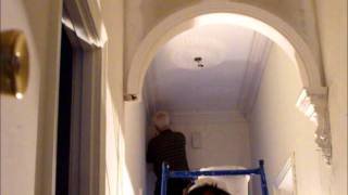 Plastering Making a Victorian Archway  Hawthorn Plaster Repairs [upl. by Ayikin630]