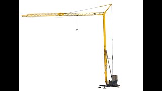 self erecting mobile tower crane [upl. by Ranice]