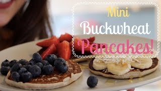 BRAINFOOD Mini buckwheat pancakes [upl. by Peggy440]