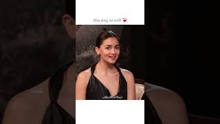 Alia Bhatt Singing Chuttamalle Song  Devara devara Chuttamalle [upl. by Tarsuss]