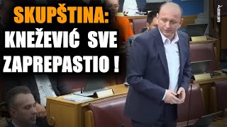 Skupština  Knežević sve zaprepastio Hrvati tukli Crnogorca jer je Srbin A gde su pare [upl. by Ioved]