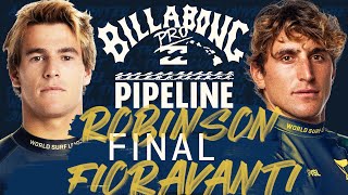 Jack Robinson vs Leonardo Fioravanti  Billabong Pro Pipeline 2023  Final Heat Replay [upl. by Ziana996]