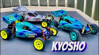 Kyosho Ultima amp Optima Mid 60th Anniversary RC Builds [upl. by Acirderf]