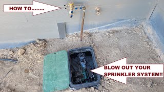 How to Blow Out a Sprinkler System [upl. by Oberg]