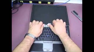 Dell Latitude D620 Keyboard replacement [upl. by Nedyaj]