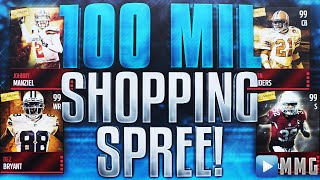 100 MILLION COINS SHOPPING SPREE Madden Mobile [upl. by Archy]