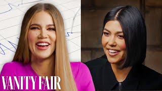 Kourtney and Khloé Kardashian Take Lie Detector Tests  Vanity Fair [upl. by Lat]