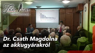 Dr Csath Magdolna az akkugyárakról a Fekete István Szabadegyetemen [upl. by Gert]