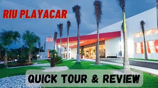 Riu Playacar Playa Del Carmen  Quick Tour and Review [upl. by Enorel399]