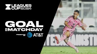 GOAL OF THE MATCHDAY PRES BY ATT Long distance beauty from Matías Rojas Inter Miami CF [upl. by Sihtnyc]