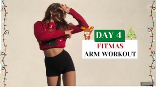 FITMAS DAY 4  ARM WORKOUT [upl. by Eeloj429]